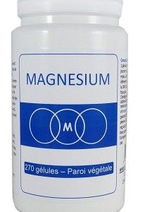 Magnésium marin - 270 gélules (150 mg de magnésium élément par gélule)
