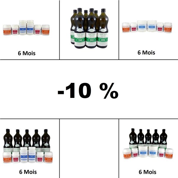 Les Packs 6 Mois -10%