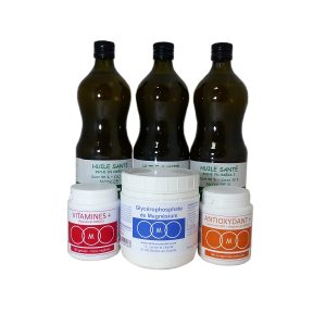 pack Glycerophosphate de Magnesium + huile bio 3 mois
