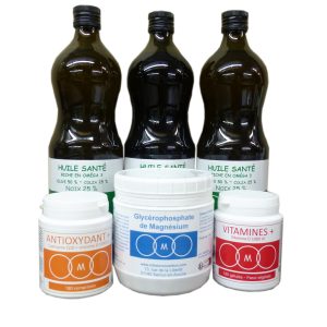pack Glycerophosphate de Magnesium + huile bio 3 mois