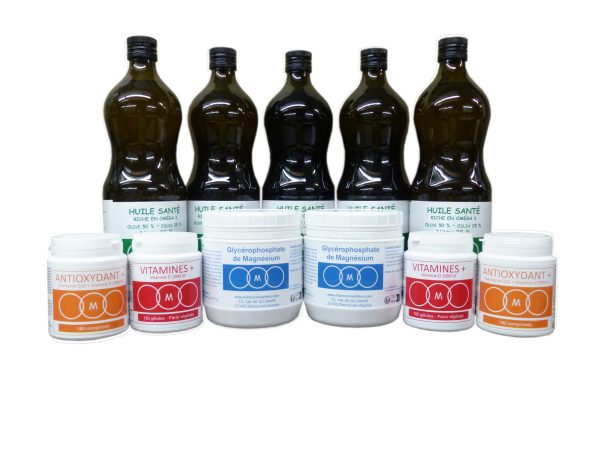 pack Glycérophosphate de Mg +huile bio 6 mois