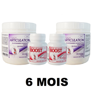 Pack 6 Mois confort articulation M3M 360 cp + 2 boites confort Boost